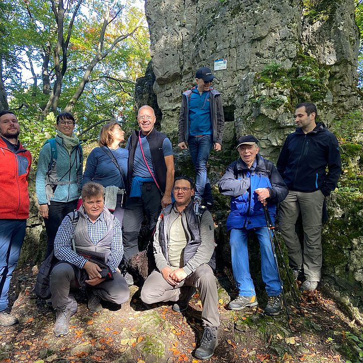 BB/FW Herbstwanderung 2023 - Gruppenfoto Langenstein